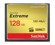 SANDISK Karta pamięci CompactFlash 128GB 120MB/s SDCFXSB-128G-G46 - 382168 - zdjęcie 1
